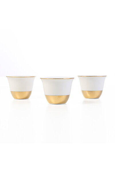 KOTAKU 6 Pcs Coffee Lantern Set White Gold