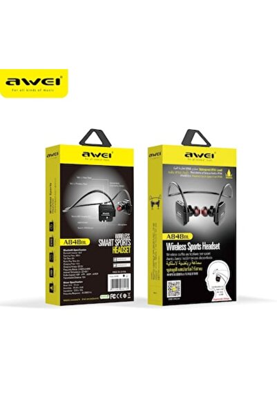 AWEI Αδιάβροχα Ασύρματα Ακουστικά Bluetooth Για Τρέξιμο Και Άθληση V4.2 – Α84...