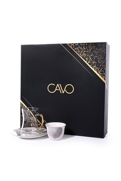 CAVO 18-Piece Colored Bowl and Jug Set
