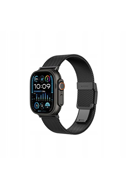 Amazingthing Curea din titan pentru Apple Watch 38/40/41/42/44/45/46/49 mm - ...