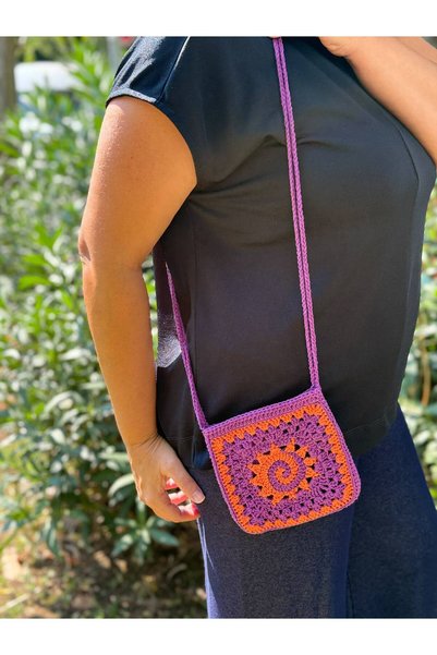 Handmade örgü çanta