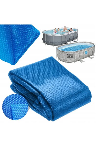 basen Prelată solară pentru încălzirea piscinei, folie solară Steel Pro MAX 4...