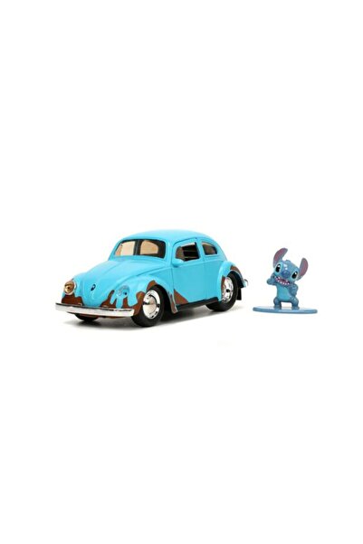 Dickie Toys Jada Lilo și Stitch 1959 VW Beetle 1:32 și figurină Stitch, DP6