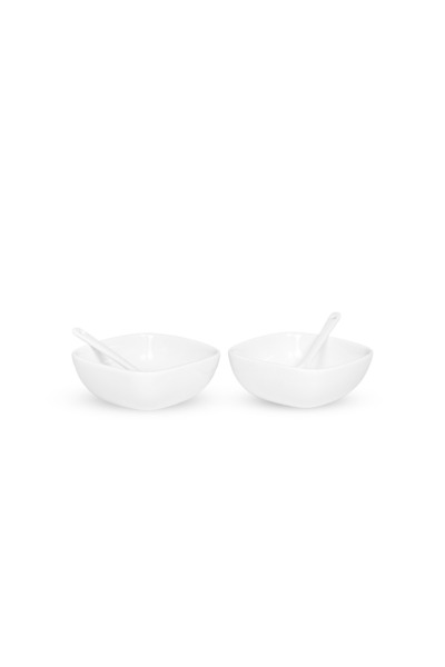 CAVO Cafu Ceramic Yogurt Bowl Set with Spoons