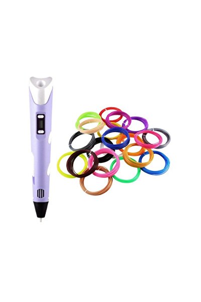 OEM 3D Pen με 10 Νήματα PLA 1.75mm - Μωβ