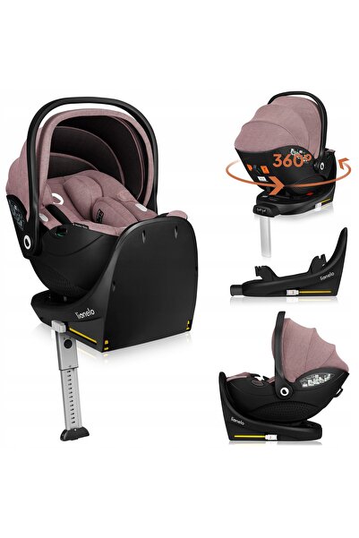 Lionelo Set cu scaun auto MOXIE i-Size 2025 Roz Malva