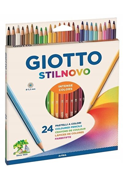 Giotto Stilnovo Intense creioane cerate, 24 de culori