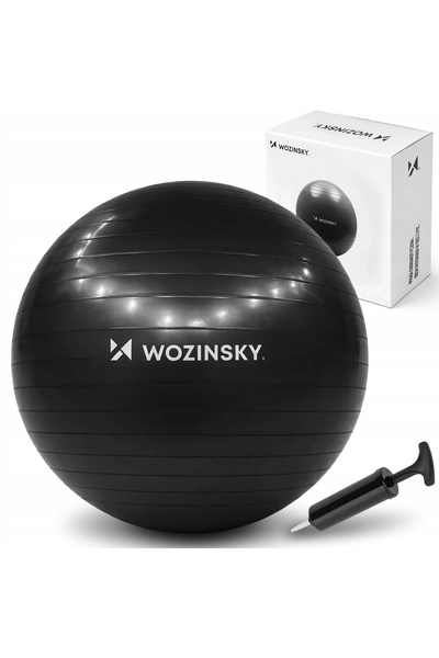WOZINSKY Minge de gimnastică pentru reabilitare și exerciții, 65cm, cu pompă ...