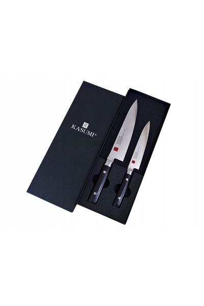 Kasumi Set de cuțite de bucătărie Damascus VG-10 20+15 cm K892015