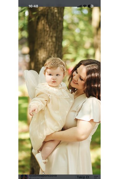 bebeğim butik Mobile Collar Tulle Dress
