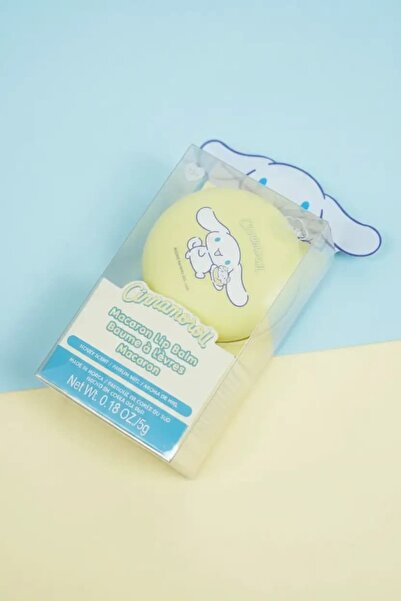 SANRIO Lisanslı Cinnamoroll Makaron Lip Balm 5 g – Bal Kokulu Nemlendirici Du...