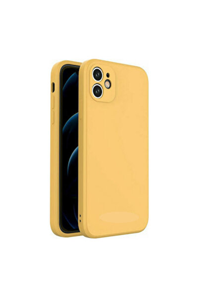 OEM Θήκη Σιλικόνης με κάλυμμα κάμερας Κίτρινο iPhone 11 Pro Max