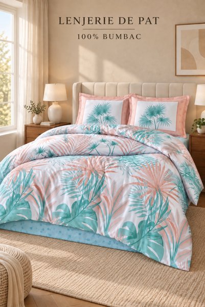 RALEX PUCIOASA Bedding Ranforce SONE, 100% cotton, duvet cover 200x220 cm