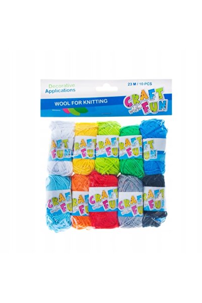 Craft with Fun ND39_463918 CF OZDOBA DEK MULINA 23M/10 BUC PASTEL
