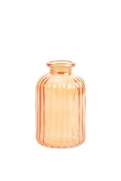 Beauty Home Πορτοκαλί βάζο Ø6.2x10εκ. 190ml