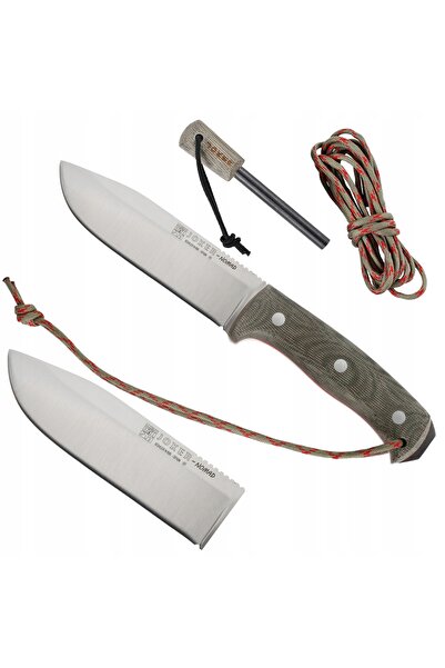 joker Nomad CV125-P cuțit de bushcraft, oțel N695, micarta, lemne de foc