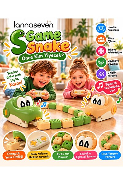 Game Snake Uzaktan Kumandalı 2 Kişilik Yılan Yarışma Oyunu