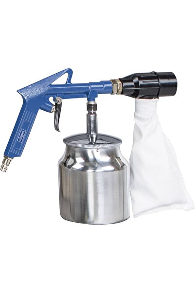 Scheppach Pistol pneumatic de sablare cu aspirație de material abraziv
