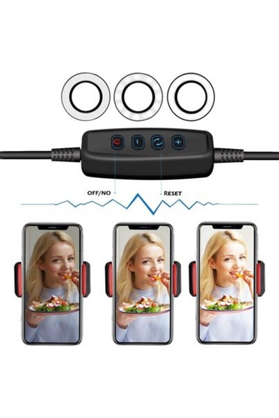 OEM Βάση Κινητού Με Selfie Stick And Ring Light Ιδανικό Για Makeup Artists, L...