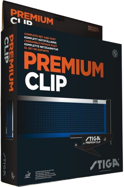 STIGA WM CLIP Plasă de tenis de masă Premium, ITTF