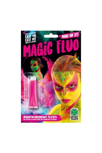 Carnival Toys Μπογιά προσώπου σε σωληνάριο Φωσφοριζέ Ροζ 28.3ml