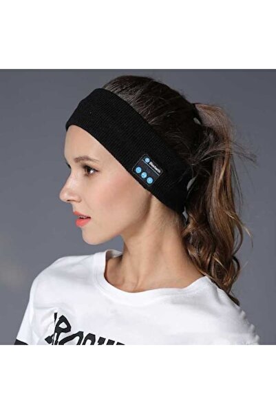 OEM Bluetooth, Επαναφορτιζόμενη Πλεκτή Κορδέλα Κεφαλής Για Σπορ Μαύρη Midy
