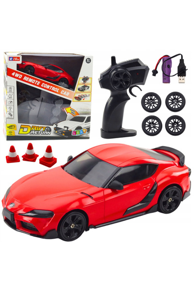 LeanToys ND24_22685 Mașină sport de drift cu roți interschimbabile