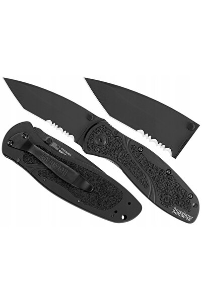 KERSHAW Cuțit pliabil Blur Tanto, oțel 14C28N, cu mâner din aluminiu, EDC