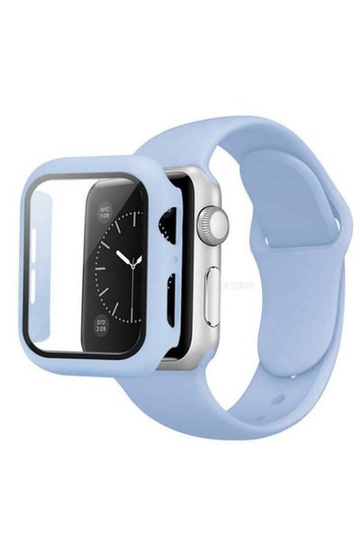 OEM Θήκη και Λουράκι για Apple Watch 44mm (λιλά)