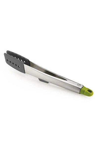 Joseph Joseph Elevate Clește de bucătărie din silicon negru de 30 cm pentru g...