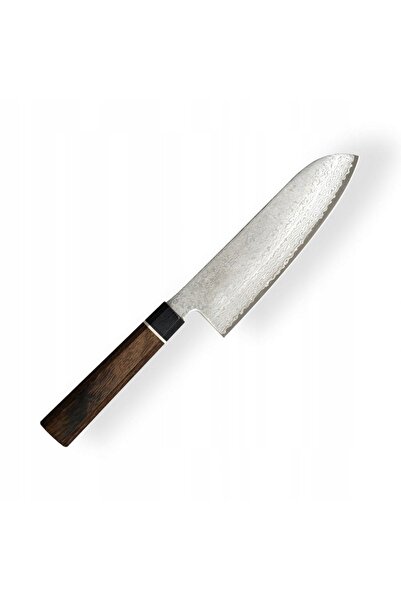 Suncraft Cuțit de bucătărie Senzo negru Santoku 167 mm universal