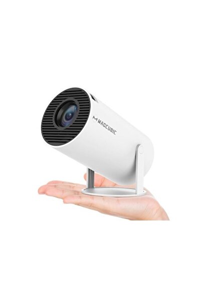 OEM Φορητός Προτζέκτορας 4K HD με Wi-Fi και Ενσωματωμένα Ηχεία /Λευκός