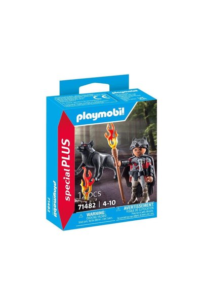 Playmobil 71482 Ειδικός Πλας Πολεμιστής με Λύκο
