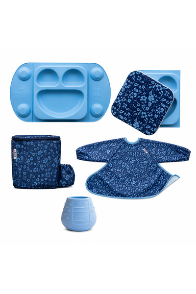 Tidy Tot Set premium diversificare - Fleur Jardin (albastru)