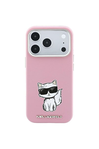 Karl Lagerfeld Husă MagSafe Smooth Choupette Sketch pentru iPhone 18 Pro Max ...