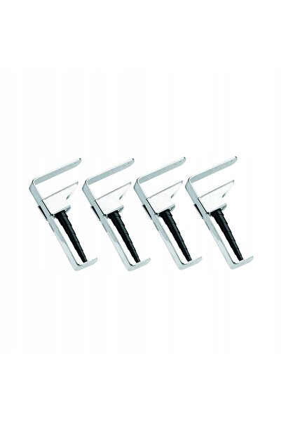 GEFU Cleme pentru față de masă Fermo, 4 bucăți, nichelate, pentru blat 19-45mm