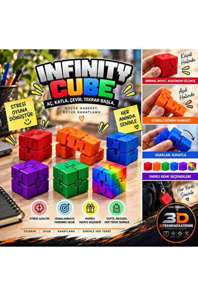 İnfinity cube stres küpü stres çarkı