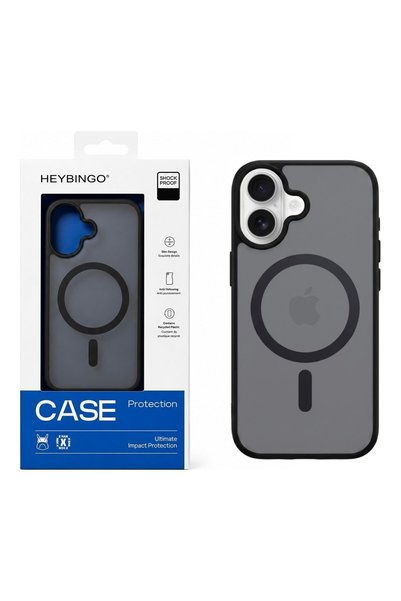 HEYBİNGO Husă X-Man pentru iPhone 17, Negru, MagSafe, Subțire, Rezistentă la ...