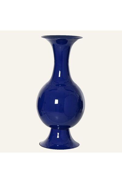 Beauty Home Μεταλλικό Βάζο Μπλε 25 x 56 εκ.