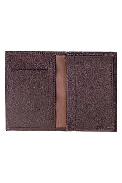 BloominBag Bloomcard verta chestnut brown genuine leather vertical card holder