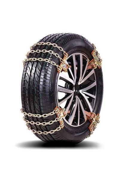 OEM Αντιολισθητικές χρυσές μεταλλικές αλυσίδες χιονιού αυτοκινήτου με ιμάντες...