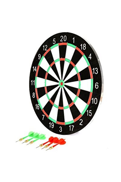OEM Στόχος Διπλής Όψης Με 6 Βελάκια 17 Ιντσών Dartboard Game