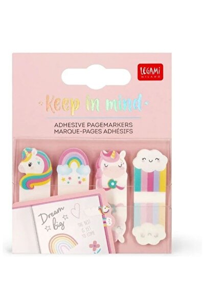 Legami Milano Αυτοκόλλητοι Σελιδοδείκτες Keep In Mind Unicorn (4 διαφορετικά ...