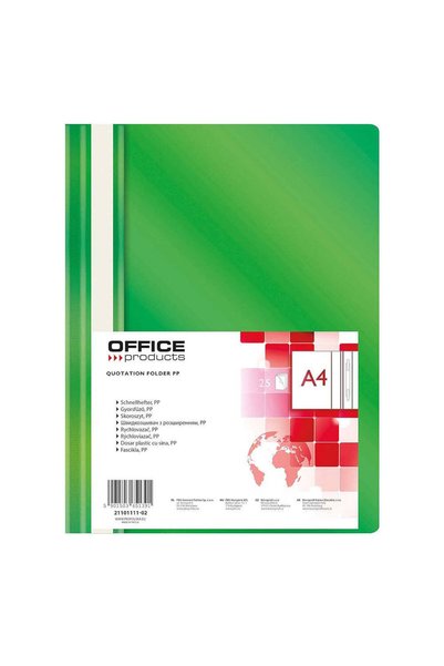 OFFICE products Φάκελος με κλιπ Α4 Πράσινος
