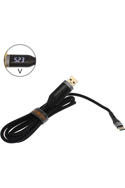 MOXOM MX-CB39 USB 2.0 Καλώδιο USB-C Αρσενικό - USB-A Μαύρο 1μ
