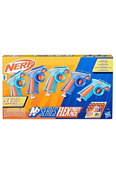 Hasbro Nerf N Series Πακέτο Πάρτι 5 Εκτοξευτήρες 15 Βελάκια Nerf N1
