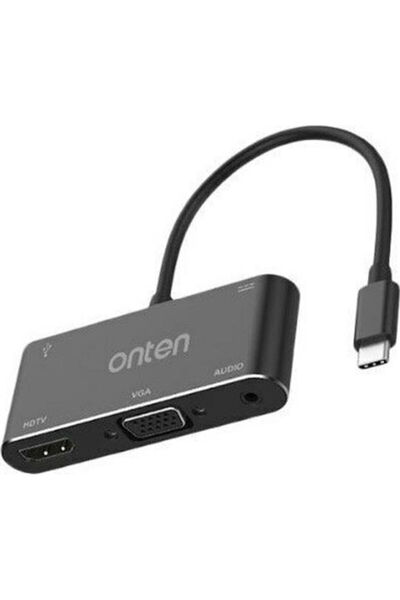 Onten Σταθμός σύνδεσης USB-C με HDMI 4K PD Black (OTN-9573S)