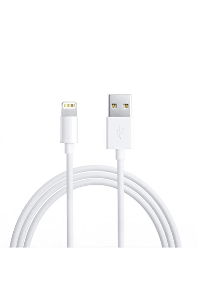 SmartGSM Καλώδιο Apple iPhone συμβατό, Usb-A - Lightning, White, 1 M