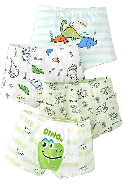 ZONEY 4 Pack Little Boys Cotton Underwear Soft Shorts Kids Boxer Briefs Panti...