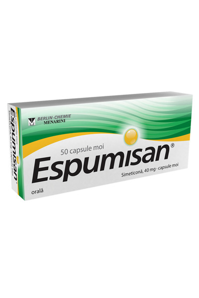 Berlin Chemie AG Εσπουμιζάν 40 mg, 50 κάψουλες, Μπέρλιν-Τσέμι